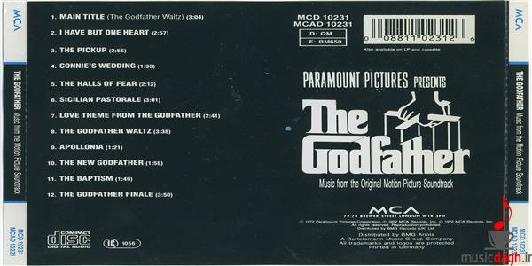 دانلود پنج موسیقی منتخب از فیلم The Godfather