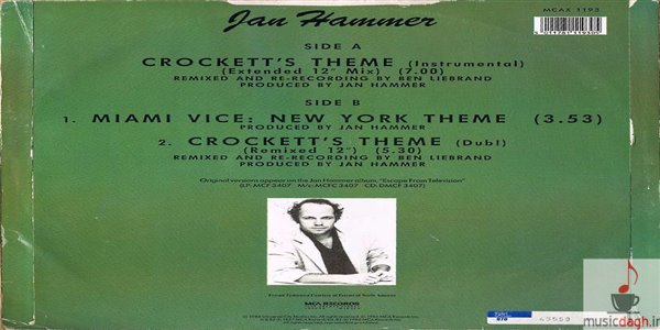 دانلود آهنگ بی‌کلام Crockett's Theme اثر jan hammer